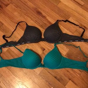 1 Victoria Secret and 1 Aerie Bra